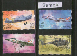 India 2003 Aero India Aviation Aeroplane Phila-1953a 4v Used Stamp Set