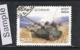 India 2006 Golden Jubilee of 62nd Cavalry Military Tank Phila-2182 Used Stamp