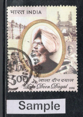 India 2006 Lala Deen Dayal Photographer Phila-2222 Used Stamp