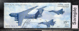 India 2007 Platinum Jubilee Indian Air Force Aviation Phila-2308 Used Stamp