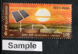 India 2007 Renewable Energy Solar Phila-2315 Used Stamp