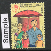 India 2009 Postal Life Insurance Phila-2453 Used Stamp