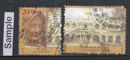 India 2009 Jean Jugan Little Sisters of the Poor Church Phila-2518-19 Used Stamp Set # 1987