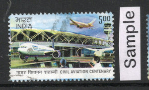 India 2012 Civil Aviation Aeroplane Phila-2752 Used Stamp