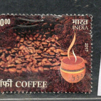 India 2017 Indian Coffee Beans Tea Phila-3240 Used Stamp