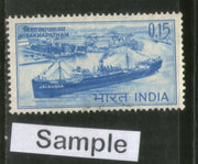 India 1965 National Maritime Day Ship Phila-414 1v Used Stamp