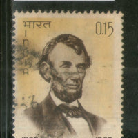 India 1965 Abraham Lincoln Phila-415 1v Used Stamp