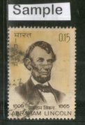 India 1965 Abraham Lincoln Phila-415 1v Used Stamp
