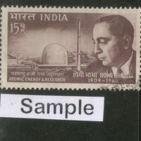 India 1966 Dr. Homi Bhabha Phila-433 1v Used Stamp