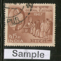 India 1967 Indian General Election  Phila-441 1v Used Stamp