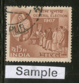 India 1967 Indian General Election  Phila-441 1v Used Stamp