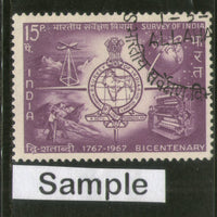 India 1967 Survey of India Phila-445 1v Used Stamp