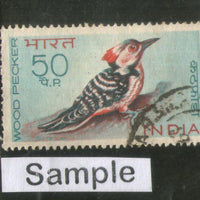 India 1968 Indian Birds Wood pecker Phila-477 1v Used Stamp