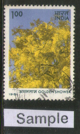 India 1981 Indian Trees Plant Flower Phila-863 Used Stamp