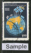 India 1983 World Communication Year Satellite Phila-932 Used Stamp