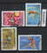 India 1984 Olympic Games Los Angeles Sport Phila-974-77 Used Stamp Set