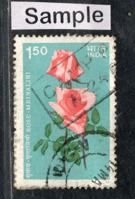 India 1984 Indian Roses Flowers Phila-988 Used Stamp