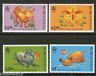 Hong Kong 1997 Year of the Ox Chinese Zodiac Year Sign Sc 780-83 MNH # 3267