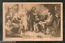 France 1919 GIVEN THE VILLAGE From Greuze Painting View Card to India as per