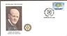 India 1998 Council on Legislation Rotary International Paul Haris Phila-1602 FDC