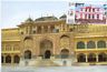 India 2012 Ganesh Pol Amer Fort Jaipur Tomb Architecture Flag  Special Card