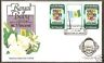 St. Vincent 1982 Diana & Royal Baby Flower Gutter FDC  # 594-29