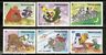 Sierra Leone Walt Disney Animation Cartoon Film Mickey Space Ark Fantasy 6v MNH