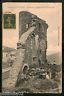 France 1919 Near St. Etienne - Ruins of Castle ROCHETAILLEE View Card to India