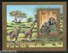 Benin 1995 Wildlife Animals Baboon Monkey Giraffe Mamals Sc 760 M/s MNH # 13587