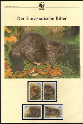 Belarus 1995 WWF- Boear 4v Comp. Set In WWF Folder # 10025