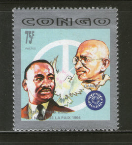 Congo 1992 Mahatma Gandhi of India & Martin Luther King Sc 960 MNH # 652