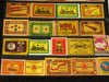 India 100 Diffrent Match Box Labels Elephant Bird Lion Monkey Ship Rose Tiger - Phil India Stamps