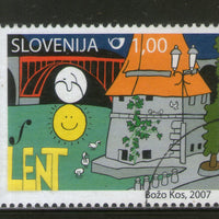 Slovenia 2007 Art Culture Lent Festival House Painting Sc 725 SPECIMEN MNH # 1022