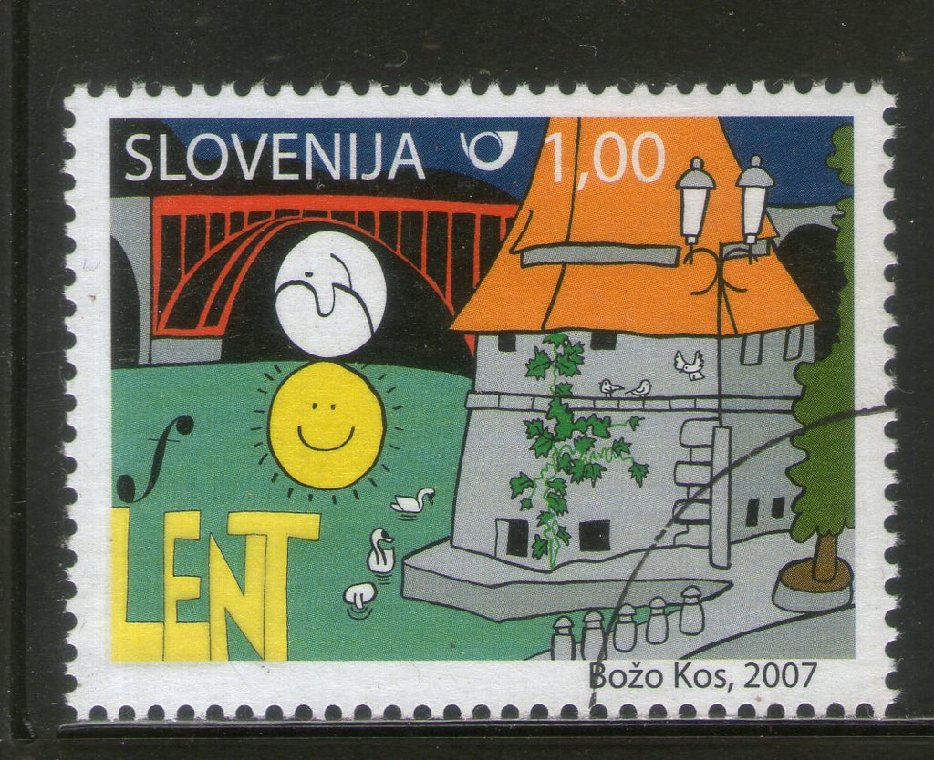 Slovenia 2007 Art Culture Lent Festival House Painting Sc 725 SPECIMEN MNH # 1022