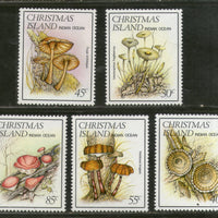 Christmas Islands 1984 Mushrooms Fungi Plant Sc 152-56 MNH # 1030