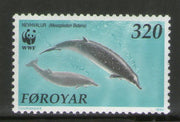 Faroe Islands 1990 WWF Whales Fish Marine Life Animal Sc 208 MNH # 1033