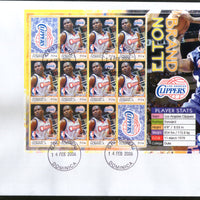 Dominica 2006 Elton Brand Basketball Player Sport Sc 2569 Sheetlet on FDC # 10340