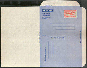 India 1960 20p Aerogramme Air Letter Jain-ALS34 Mint Aeroplane Postal Stationary # 10372