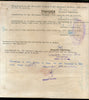 India 1940's Diabari Tea Company Share Certificate with Revenue Stamp # 10385E - Phil India Stamps