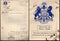 India 1938 Jaipur Sate Forces Crested Letter Coat of Arms For Renewal # 10410B