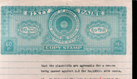 India Fiscal Andhra Pradesh State 60p Copy Stamp Paper Court Fee Revenue # 10445E