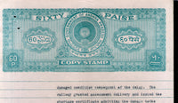 India Fiscal Andhra Pradesh State 60p Copy Stamp Paper Court Fee Revenue # 10445H