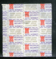 Sierra Leone 1971 40c Flag Map Coin Odd Shaped Sc 420 MNH # 5508a