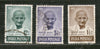 India 1948 Mahatma Gandhi 3v Phila 286-88 Used # 1049