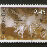 Slovenia 2007 Minerals Aragonite Sc 711 Specimen MNH # 1056