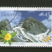 Slovenia 2007 Geology Mountain Mt. Mangart Flower Sc 712 Specimen MNH # 1058