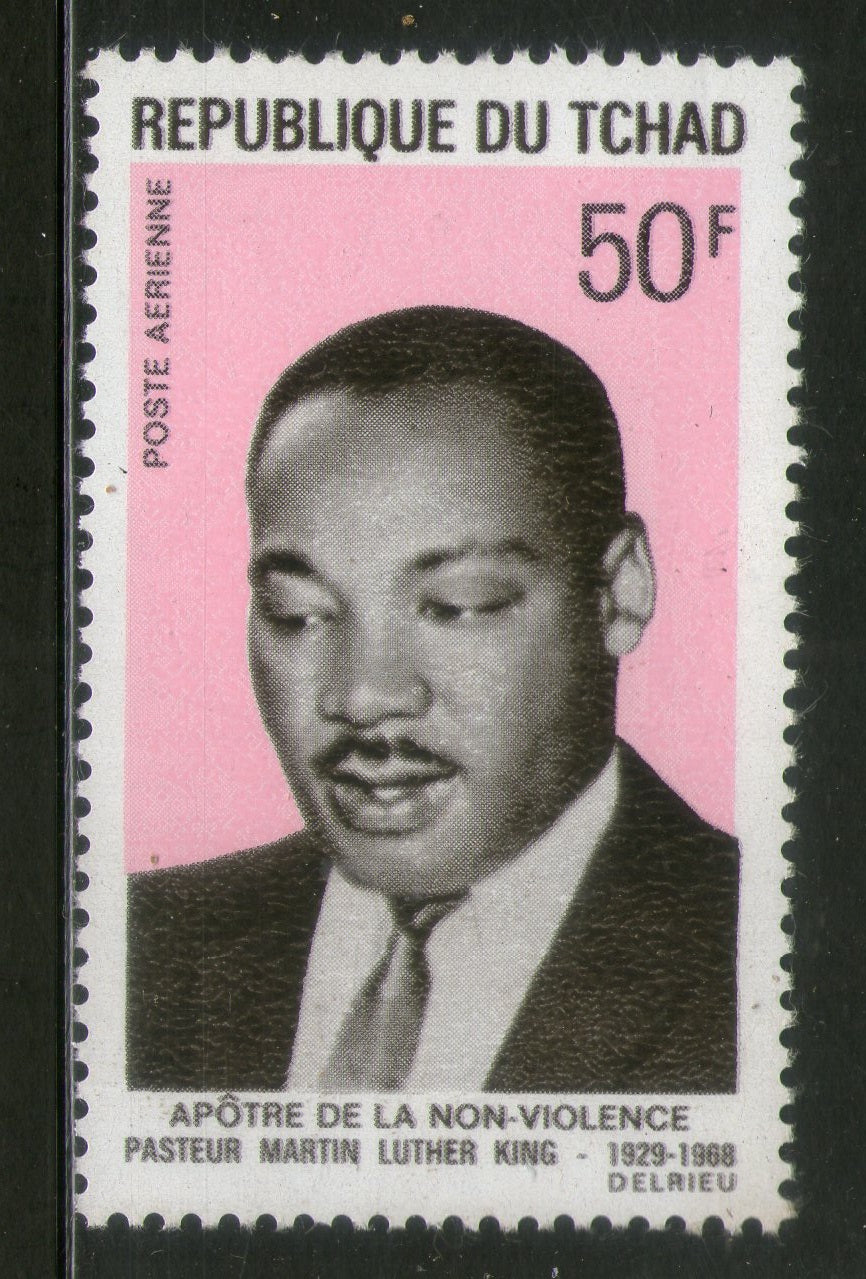 Chad 1969 Martin Luther King Nobel Prize Winner Non-Violence Sc C54 MNH # 1066