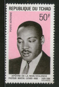 Chad 1969 Martin Luther King Nobel Prize Winner Non-Violence Sc C54 MNH # 1066