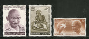 Somalia 1969 Mahatma Gandhi of India Birth Centenary Sc 350-52 MNH # 1012