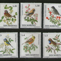 San Marino 1972 Birds Wildlife Sc 777-86 12v MNH # 1069